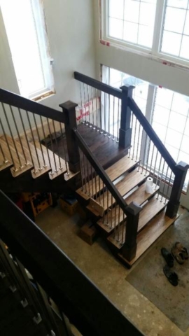 Ktichener Stairs and Railing