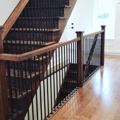 Custom railing and stairs